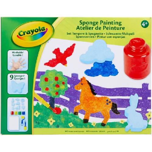 Jeu De Coloriage - Dessin - Pochoir Créatif - CRAYOLA - Atelier de Peinture - Kit de dessin et peinture lavable! Des 4 ans