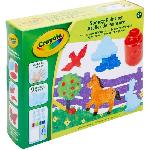 Jeu De Coloriage - Dessin - Pochoir Créatif - CRAYOLA - Atelier de Peinture - Kit de dessin et peinture lavable! Des 4 ans