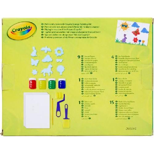 Jeu De Coloriage - Dessin - Pochoir Créatif - CRAYOLA - Atelier de Peinture - Kit de dessin et peinture lavable! Des 4 ans