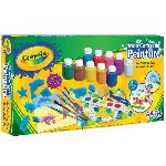 Jeu De Peinture Créatif - CRAYOLA - Mon Coffret de Peinture - Peintures variées non tachantes! Des 4 ans