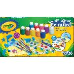 Jeu De Peinture Créatif - CRAYOLA - Mon Coffret de Peinture - Peintures variées non tachantes! Des 4 ans