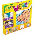 Creatif - CRAYOLA - Wixels Coffret Animaux - Art en pixels colore et lavable! Des 6 ans