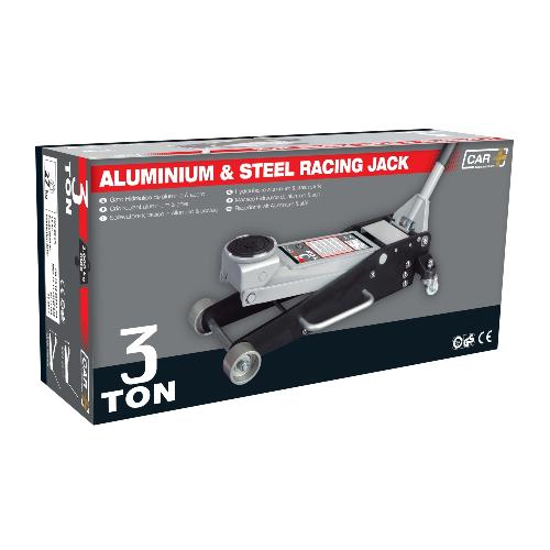 Cric Cric roulant aluminium et acier 3T Racing Jack