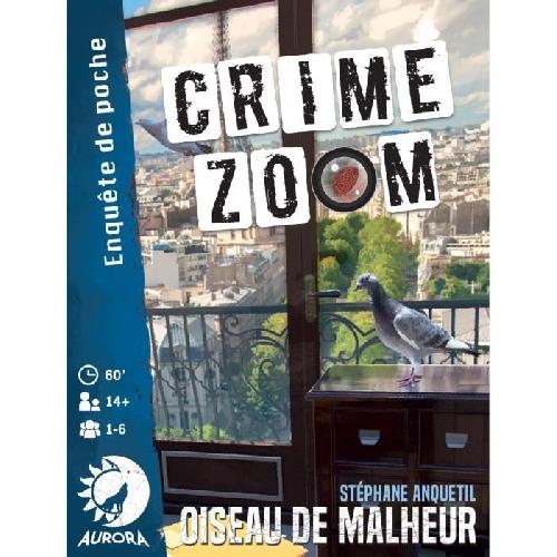 Jeu De Societe - Jeu De Plateau Crime Zoom : Oiseau de Malheur - Asmodee -  Jeu d'enquete - Des 14 ans - 30 minutes a 1h