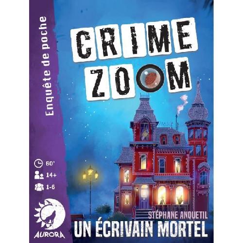 Jeu De Societe - Jeu De Plateau Crime Zoom  Un Écrivain Mortel - Asmodee -  Jeu d'enquete - Des 14 ans - 30 minutes a 1h