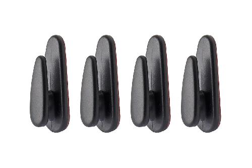 Pack Produit De Confort Crochets Organisateurs Adhesifs En Plastique X 4 Amio