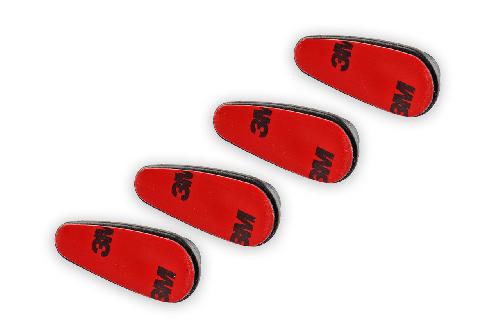 Pack Produit De Confort Crochets Organisateurs Adhesifs En Plastique X 4 Amio