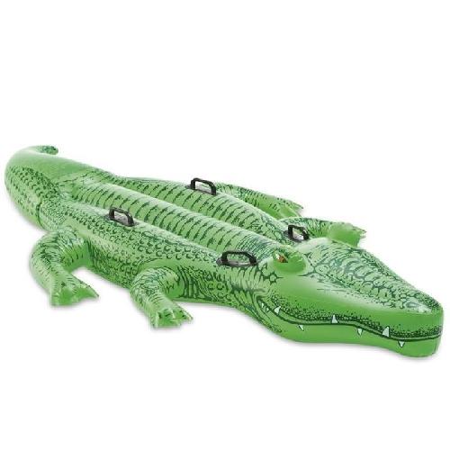 Bouee - Brassard - Flotteur - Gonflable De Securite Enfant Crocodile a chevaucher - INTEX - Longueur 193 cm - Mixte - A partir de 3 ans