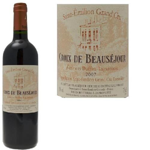 Vin Rouge Croix de Beausejour 2007 Saint-Emilion Grand Cru - Vin rouge de Bordeaux