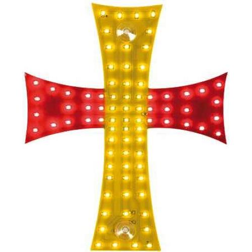 Accessoires Camion Croix lumineuse Espagne 24V 81 Leds