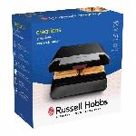 Croque Monsieur Croque-monsieur - RUSSELL HOBBS - 26800-56 - 750 W - Chauffage rapide : 108 s - Anti-adhésif - Noir / Acier