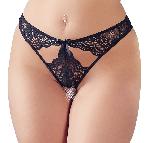 Dessous Crotchless Briefs black S S