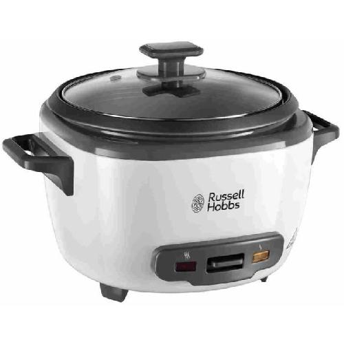 Cuiseur A Riz Electrique Cuiseur a riz - RUSSELL HOBBS - 27040-56 - 500 W - 2L - 200 programmes - 14 portions - Blanc