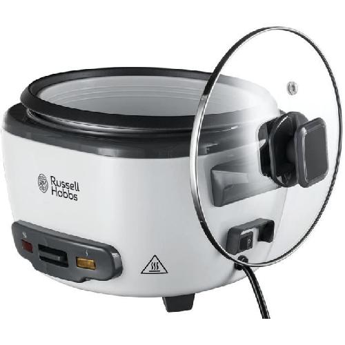 Cuiseur A Riz Electrique Cuiseur a riz - RUSSELL HOBBS - 27040-56 - 500 W - 2L - 200 programmes - 14 portions - Blanc