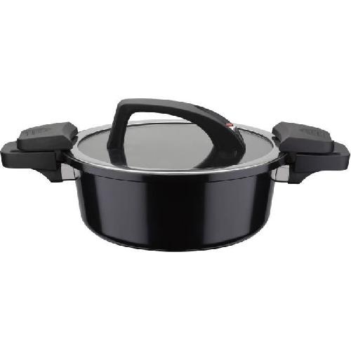 Cuiseur basse pression - GSW - 24 cm - 4 L - Aluminium forgé - Induction - Noir
