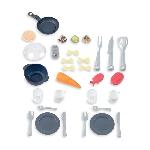 Jeu De Cuisine Creative - Jeu Culinaire Cuisine évolutive Tefal de Smoby - Pour enfants des 3 ans - Avec plinthes amovibles - 31 accessoires inclus