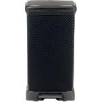 Poubelle - Corbeille - Support Sac CURVER Decobin Poubelle a pedale rectangulaire - 50 L - Noir carbone