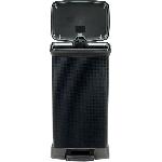 Poubelle - Corbeille - Support Sac CURVER Decobin Poubelle a pedale rectangulaire - 50 L - Noir carbone