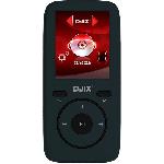 D-jix M441 Lecteur MP4 Bluetooth - 4GO - Format Audio - MP3. WMA. FLAC - Dictaphone - 8h d'autonomie - jusqu'a 16Go - Noir