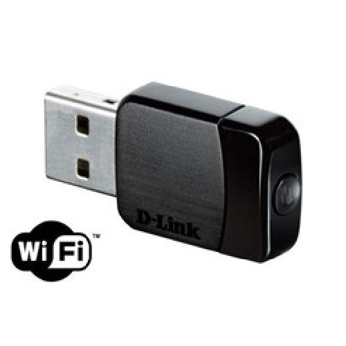 Adaptateur - Antenne Wifi - 3g D-LINK Adaptateur nano USB Wireless AC Dual-Band - DWA-171