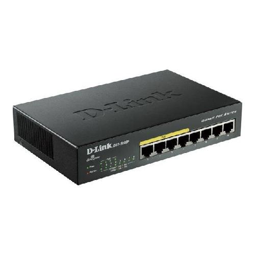 Switch - Hub Ethernet - Injecteur D-Link DGS-1008Px2 Pack de 2 switches 8 ports Gigabit dont 4 ports supportant le Poe