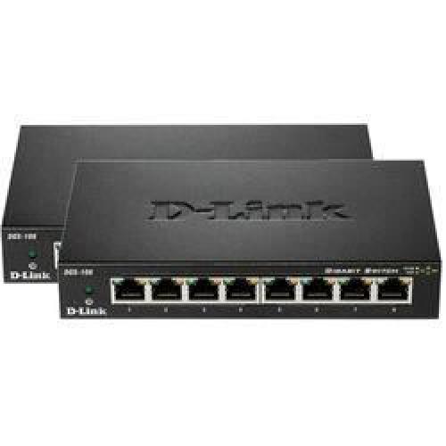 Switch - Hub Ethernet - Injecteur D-Link DGS-108x2 Pack de 2 switches 8-Port Gigabit