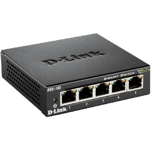 Switch - Hub Ethernet - Injecteur D-LINK - DGS105 Pack de 2 switchs de 5 ports Gigabit-