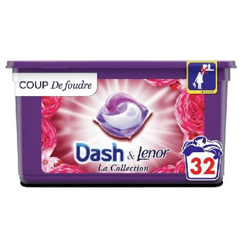 Lessive DASH Allin1 Pods Coup de Foudre Lessive en capsules - 32 lavages