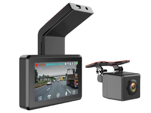 Boite Noire Video - Camera Embarquee DashCam avant et arrire FullHD ecran 3pouce