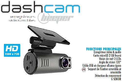 Dashcam DC1 - Enregistreur video mobile - Jour et nuit - 1280x720p - archives