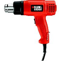 Decapeur Décapeur Thermique BLACK+DECKER - Poignée pistolet 1750W 570 a 740L/min (Livré avec 1 Grattoir)