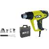 Decapeur RYOBI - Decapeur thermique 2 000 W - 2 temperatures 50 - 650oC - affichage LCD - En coffret avec 1 grattoir et 4 buses - EHG2020LCD