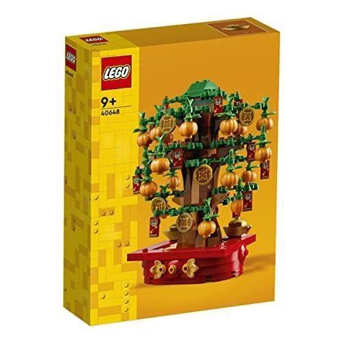 Jeu D'assemblage - Jeu De Construction - Jeu De Manipulation Décoration - LEGO - 40648 - Arbre a monnaie - 20 mandarines - 14 enveloppes rouges - 10 pieces de monnaie