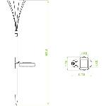 Decoration Lumineuse Décoration solaire - explosion d'étoiles - GALIX - 120 LED blanches - 8 heures d'éclairage - 11.7 x 7.7 x 60cm