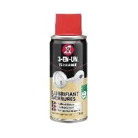 Degrippant - Lubrifiant Lubrifiant serrures 100ml 3-EN-UN -aerosol- Degrippant - Lubrifiant Lubrifiant serrures 100ml 3-EN-UN -aerosol-