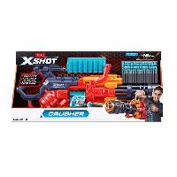 Deguisement - Spectacle Blaster Automatique - ZURU - XSHOT Crusher - Ceinture de 35 fléchettes - Portée de 27 metres