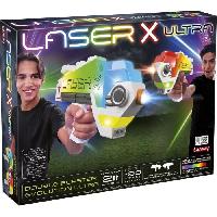 Deguisement - Spectacle Jeu laser - LANSAY - 87552 - Laser X - Double Blaster Evolution Ultra