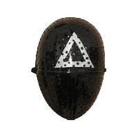 Deguisement - Spectacle Masque déguisement SQUID GAME - Soldat triangle - Adulte - Noir