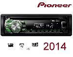 DEH-1600UBG - Autoradio CD MP3/WMA - 4x50W - USB/AUX - Vert - 2014 -> DEH-1700UBG
