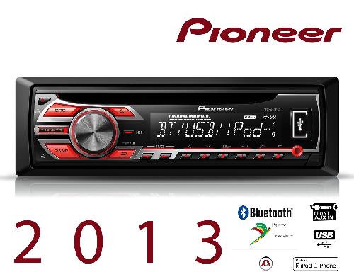 DEH-4500BT - Autoradio MP3/WMA/WAV - USB/iPod/iPhone/Android - Bluetooth - 4x50W - 2013 --> DEH-4600BT