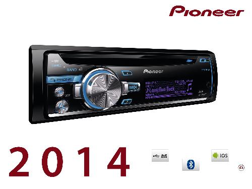 DEH-X8600BT - Autoradio CD/CD-R MP3/WMA/AAC - iPhone/iPod/Android - USB/SD - Bluetooth - 3RCA - 4x50W - 2014