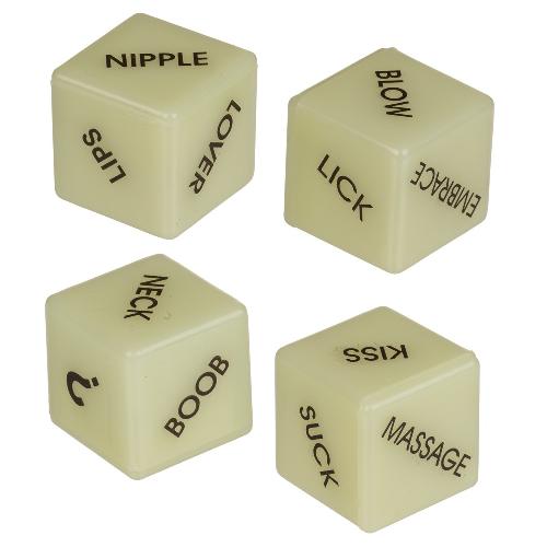 Jeux coquins Des qui brillent dans le noir en anglais