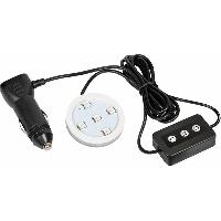 Desodorisant Auto - Parfum Auto Base Led Rouge Pour Desodorisant Trucky 12V 24V