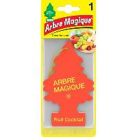 Desodorisant Auto - Parfum Auto Desodorisant Arbre Magique Senteur Cocktail De Fruits