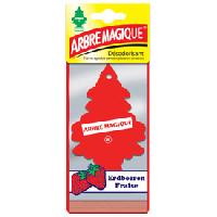 Desodorisant Auto - Parfum Auto Desodorisant fraise - 1 arbre magique
