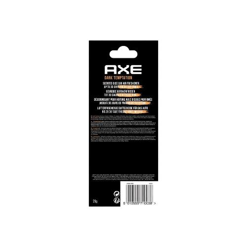 Desodorisant Auto - Parfum Auto Desodorisant Axe 3d Dark Temptation Dark Chocolate - A Suspendre