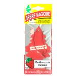 Desodorisant Auto - Parfum Auto Desodorisant fraise - 1 arbre magique