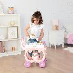 Soin De La Maison - Nettoyage - Menage Desserte XL Disney Princess - Smoby - Mixte - Rose - 17 accessoires inclus - Enfant - Des 3 Ans