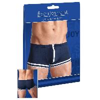 Dessous Boxer Marin Bleu Avec Fermeture eclair - L Dessous Boxer Marin Bleu Avec Fermeture eclair - L