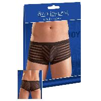 Dessous Boxer Noir Ajoure - L Dessous Boxer Noir Ajoure - L